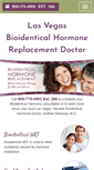 Mobile Screenshot of lasvegasbioidenticalhormonereplacement.com
